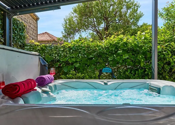 Aqua Dream - Private Jacuzzi, Wood Bbq , Terrace , Ground Floor Apartament Mokošica